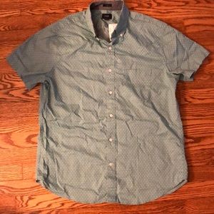 Men’s J Crew Slim Fit Short Sleeve Button up Large